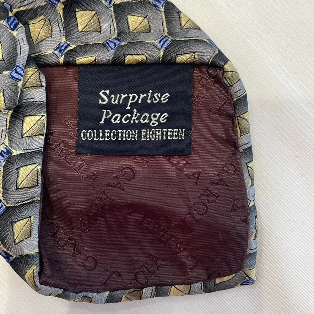 J. Garcia Geometric Pattern Men's‎ Tie Collection 18 “Surprise Package” Academia